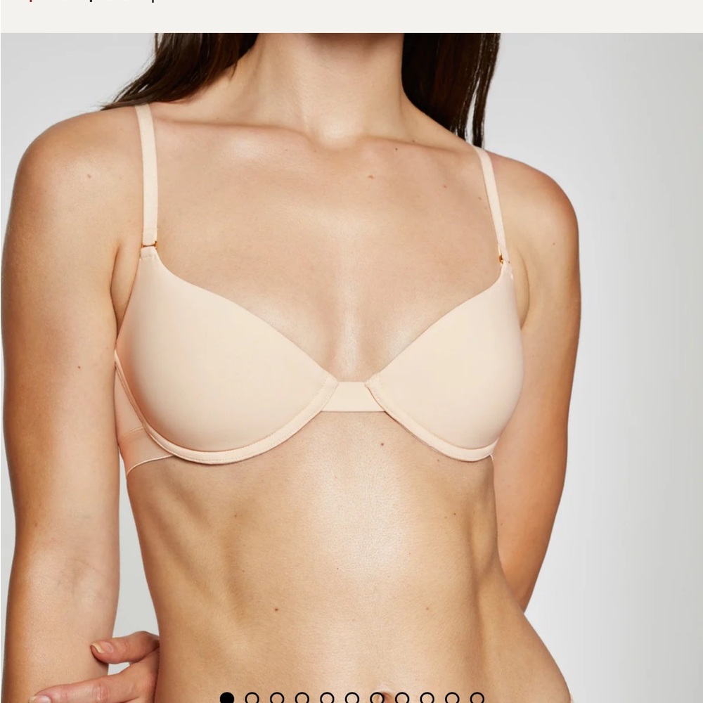 Elegant Peach Underwire Bra